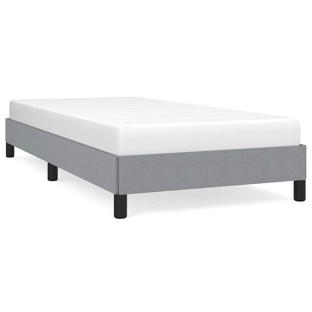 White single bed frame with dimensions cm x cm x cm