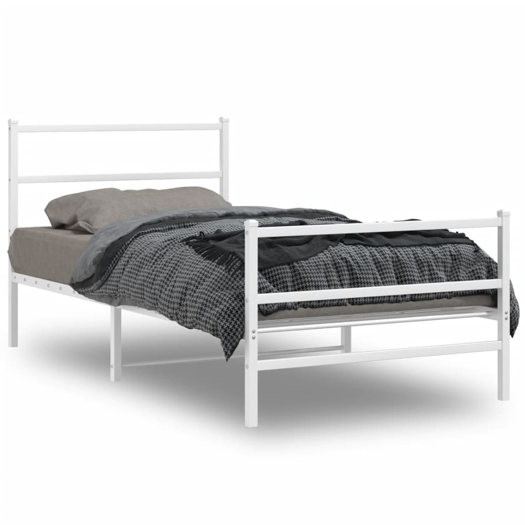 Wooden bed frame with measurements and slatted base