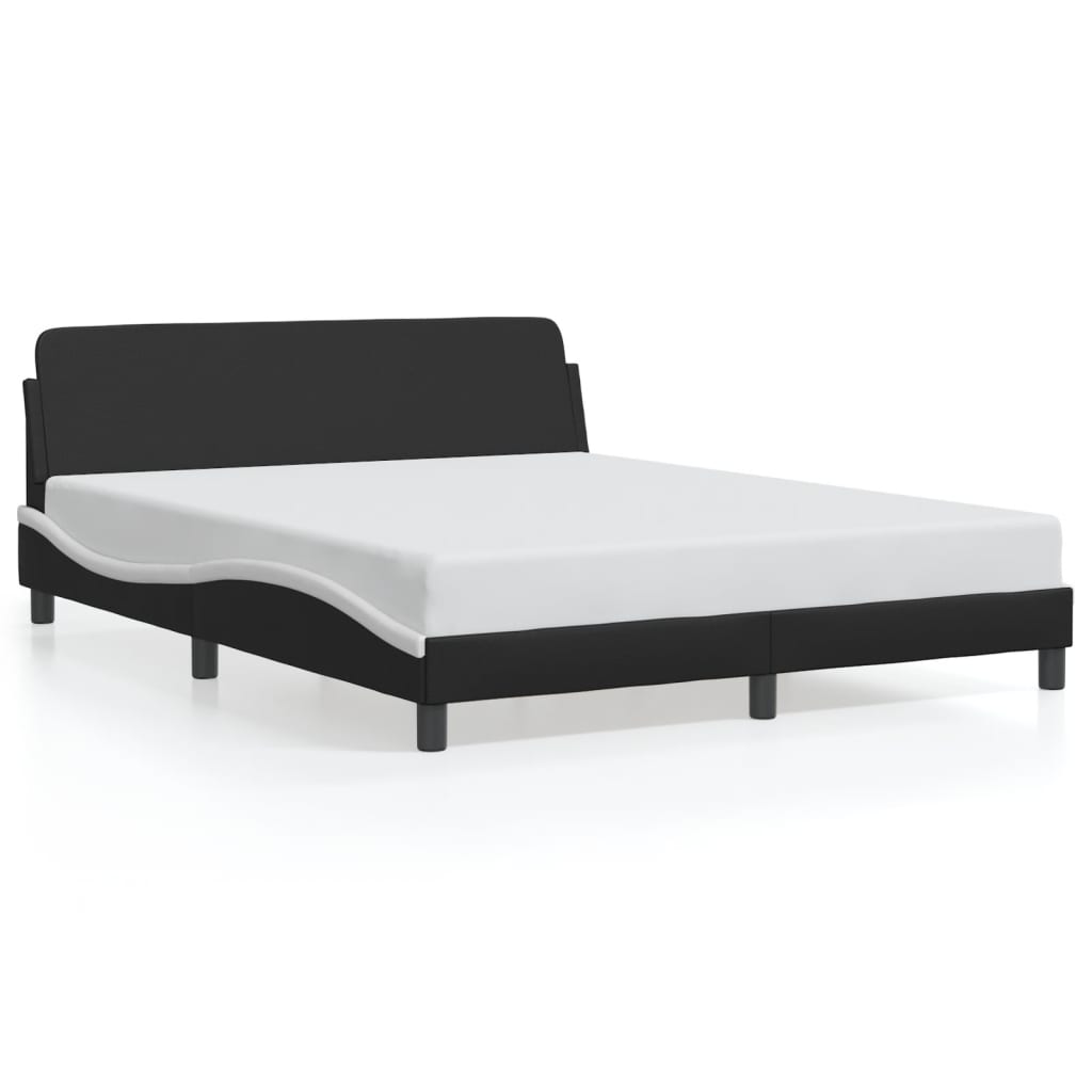 Diagram of a wooden bed frame with dimensions highlighted