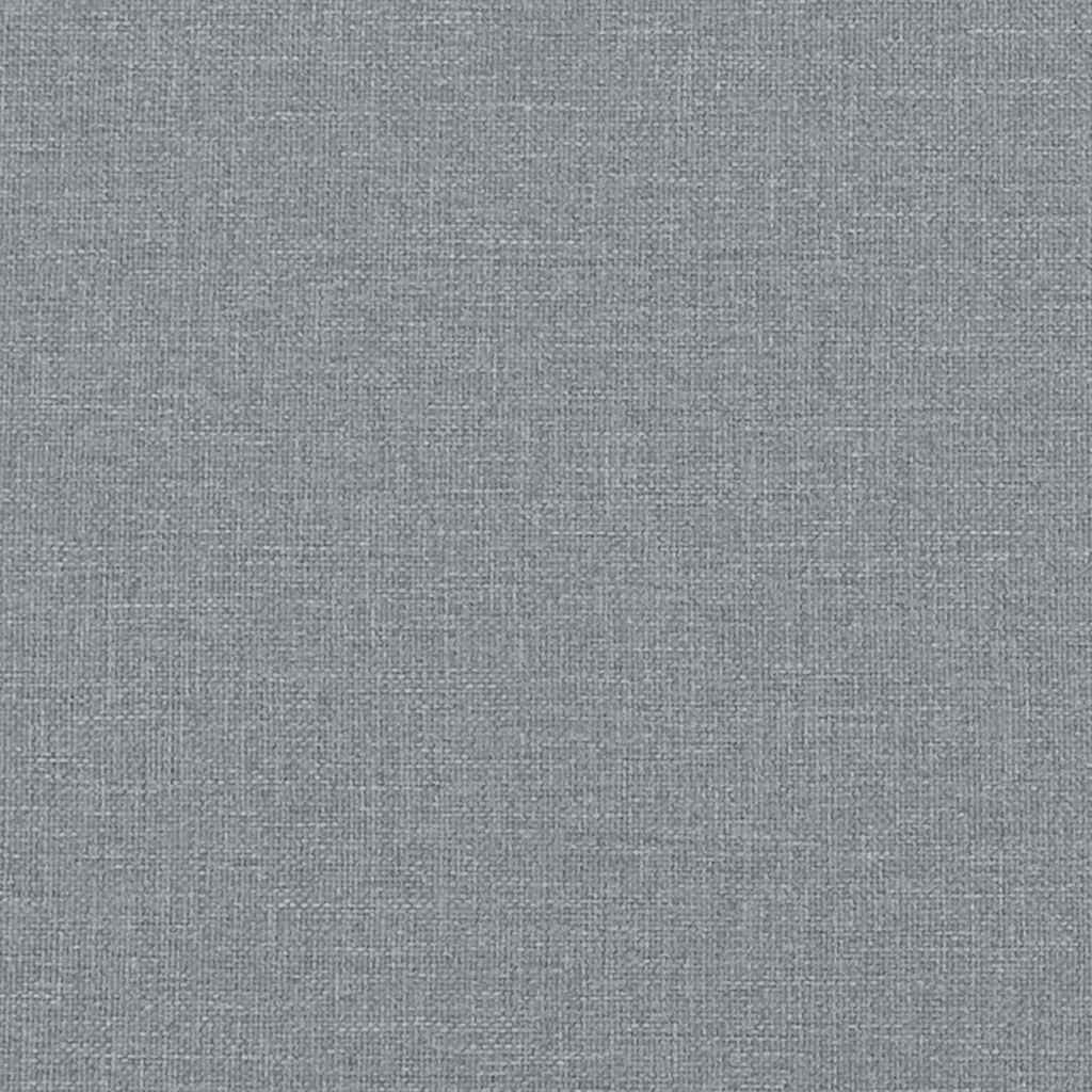 Closeup of textured grey linen fabric