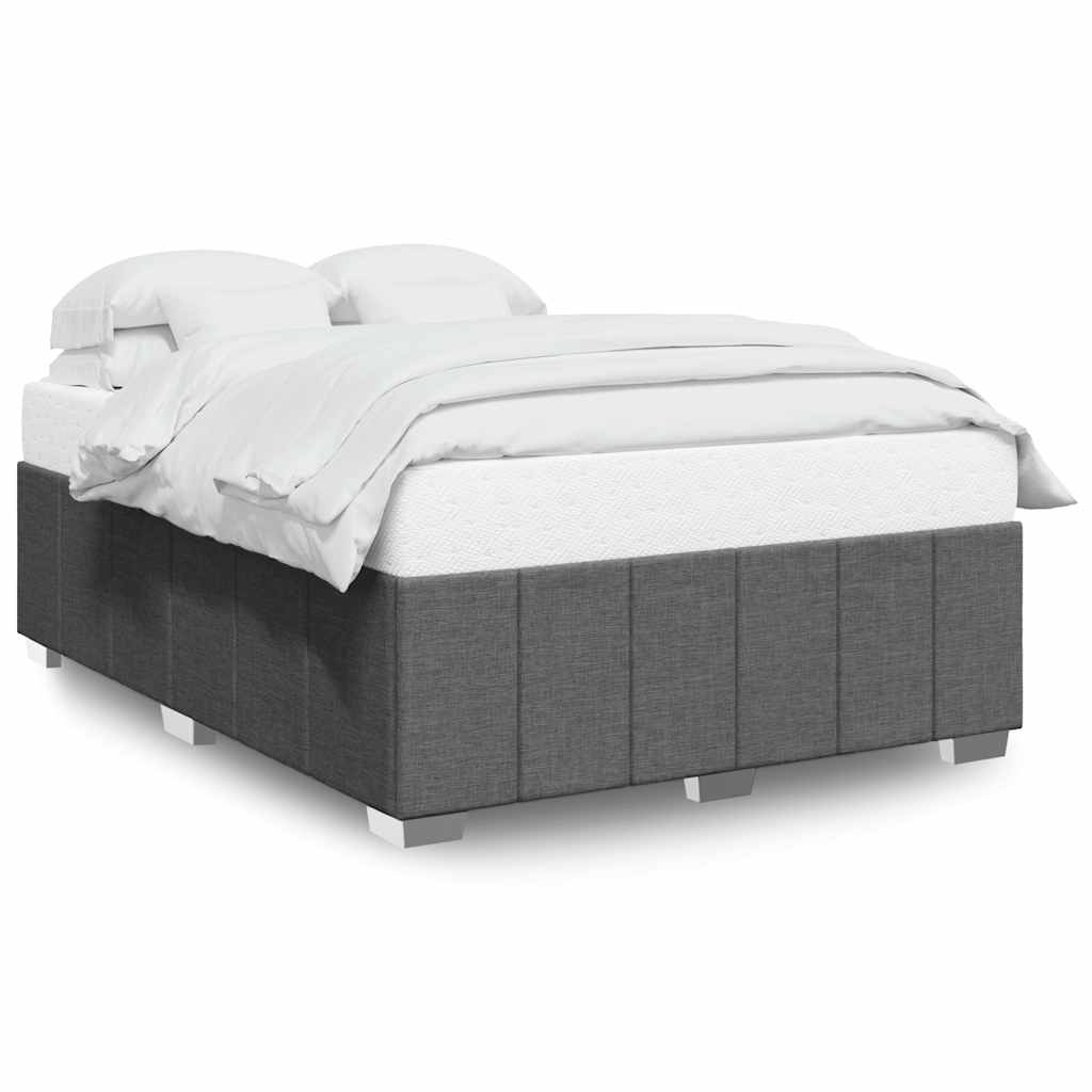 Bed frame with dimensions cm x cm x cm fabric upholstery and slatted base