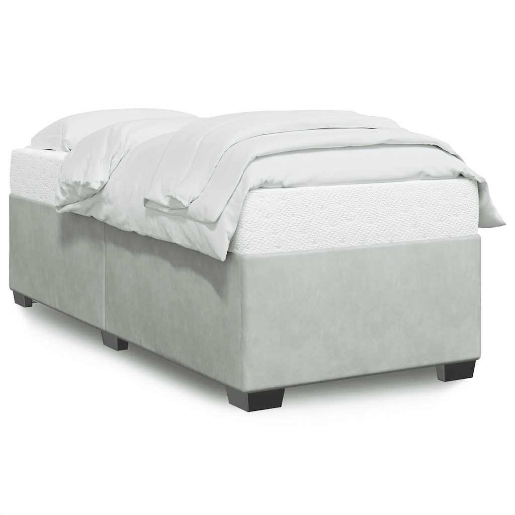 Line drawing of a platform bed frame with dimensions labeled