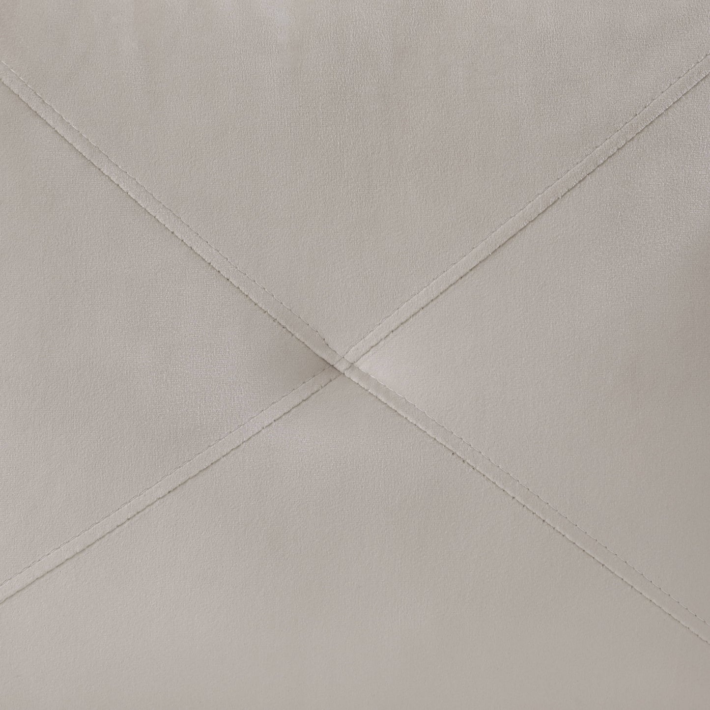 Cream faux leather with diamond stitching texture
