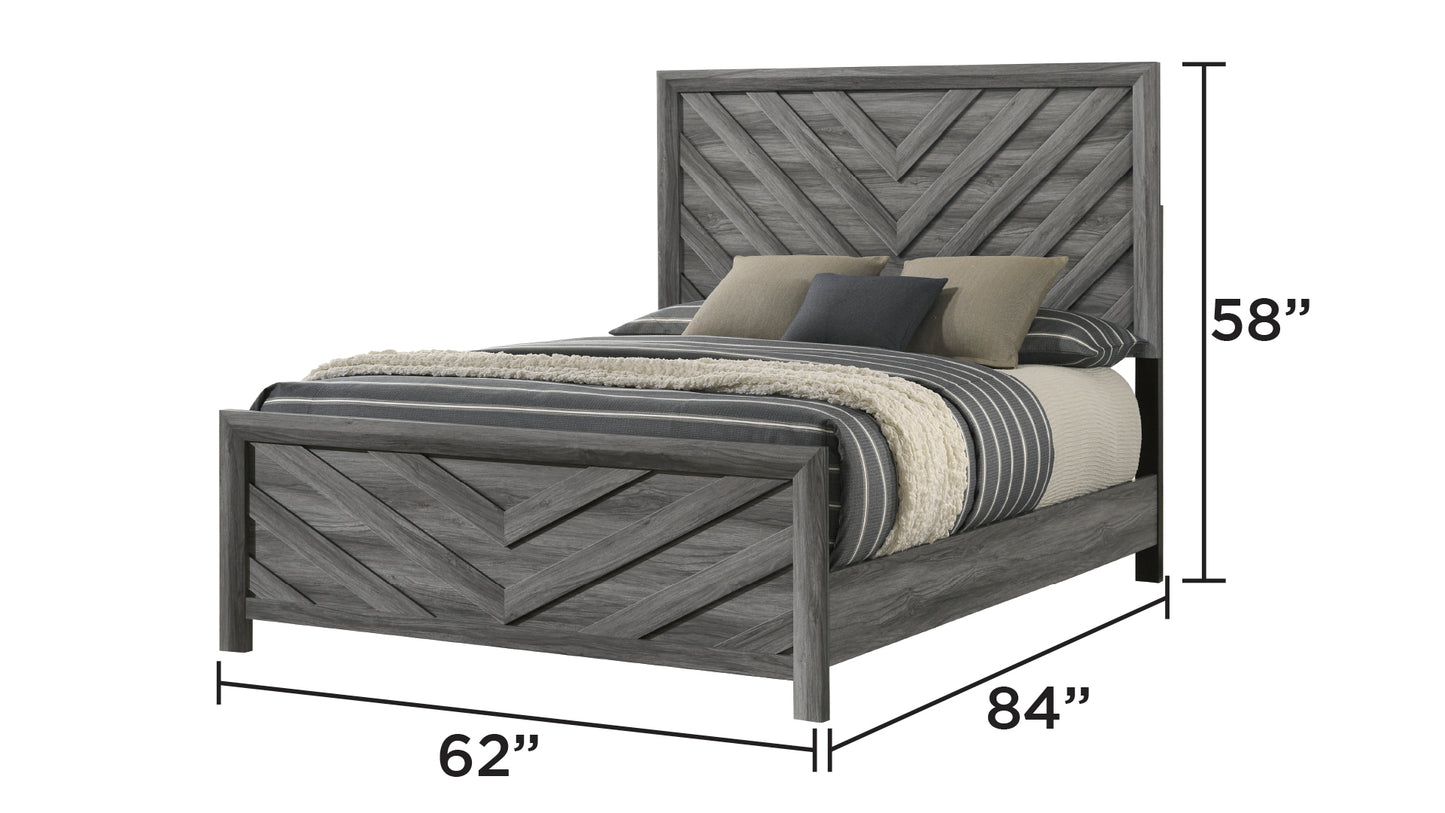 Transform Your Bedroom with a Modern Gray Queen Bed Frame