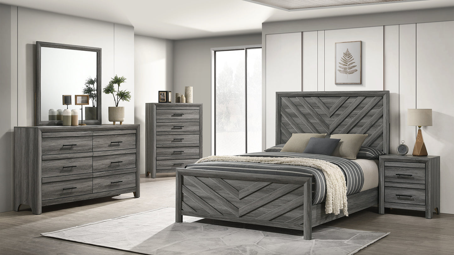 Transform Your Bedroom with a Modern Gray Queen Bed Frame