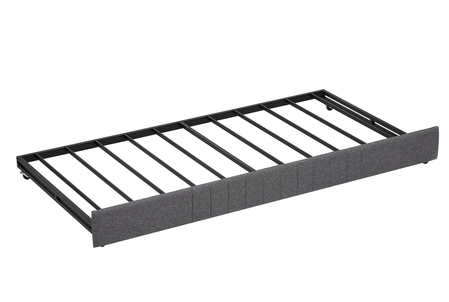 Space-Saving Daybed with Trundle Twin Size in Grey