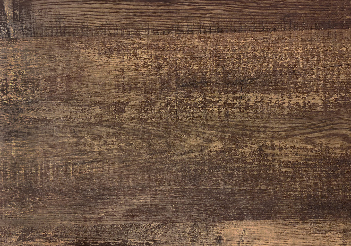 Distressed dark wood texture background with visible grain and subtle wear