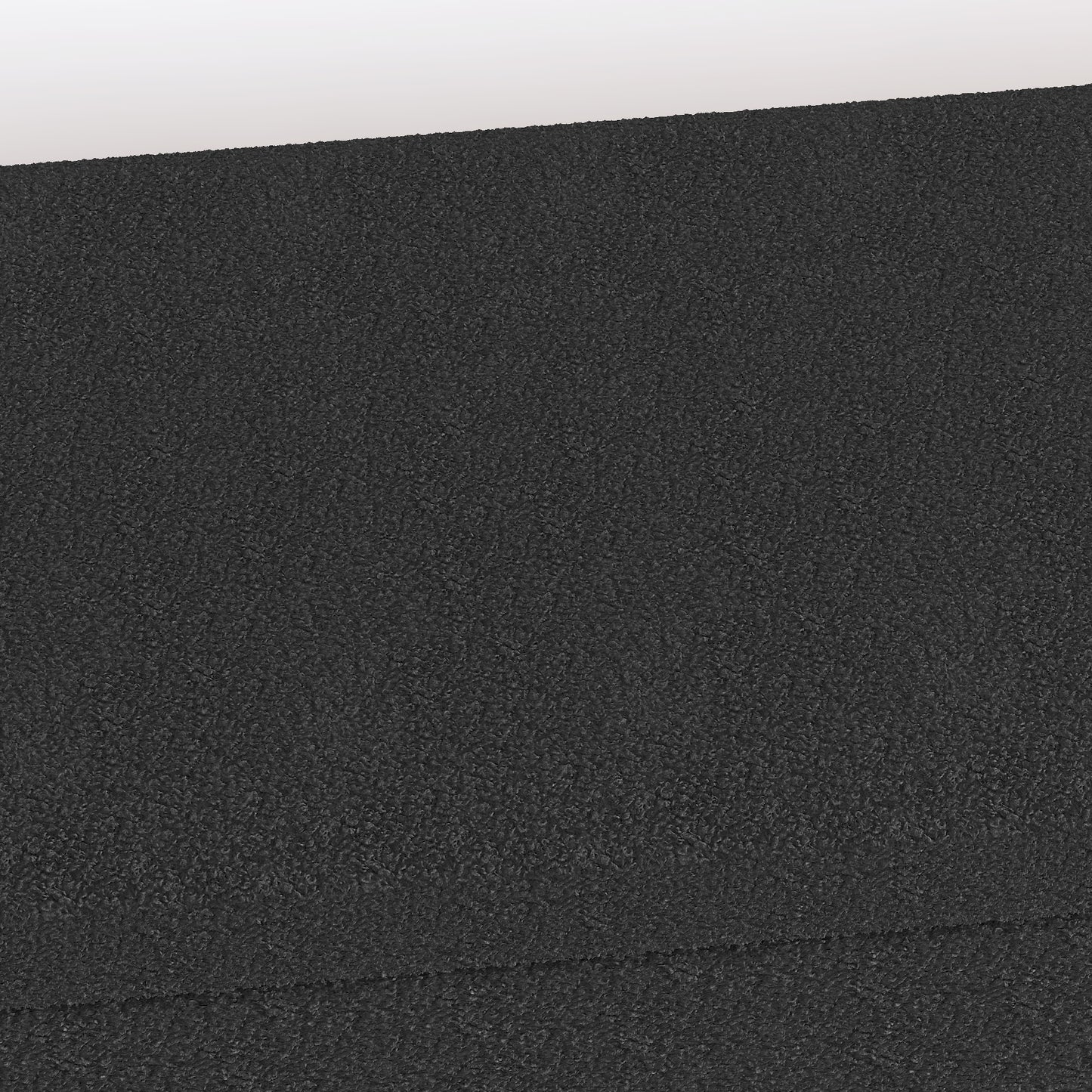 Textured black nonslip floor mat for yoga and home workouts