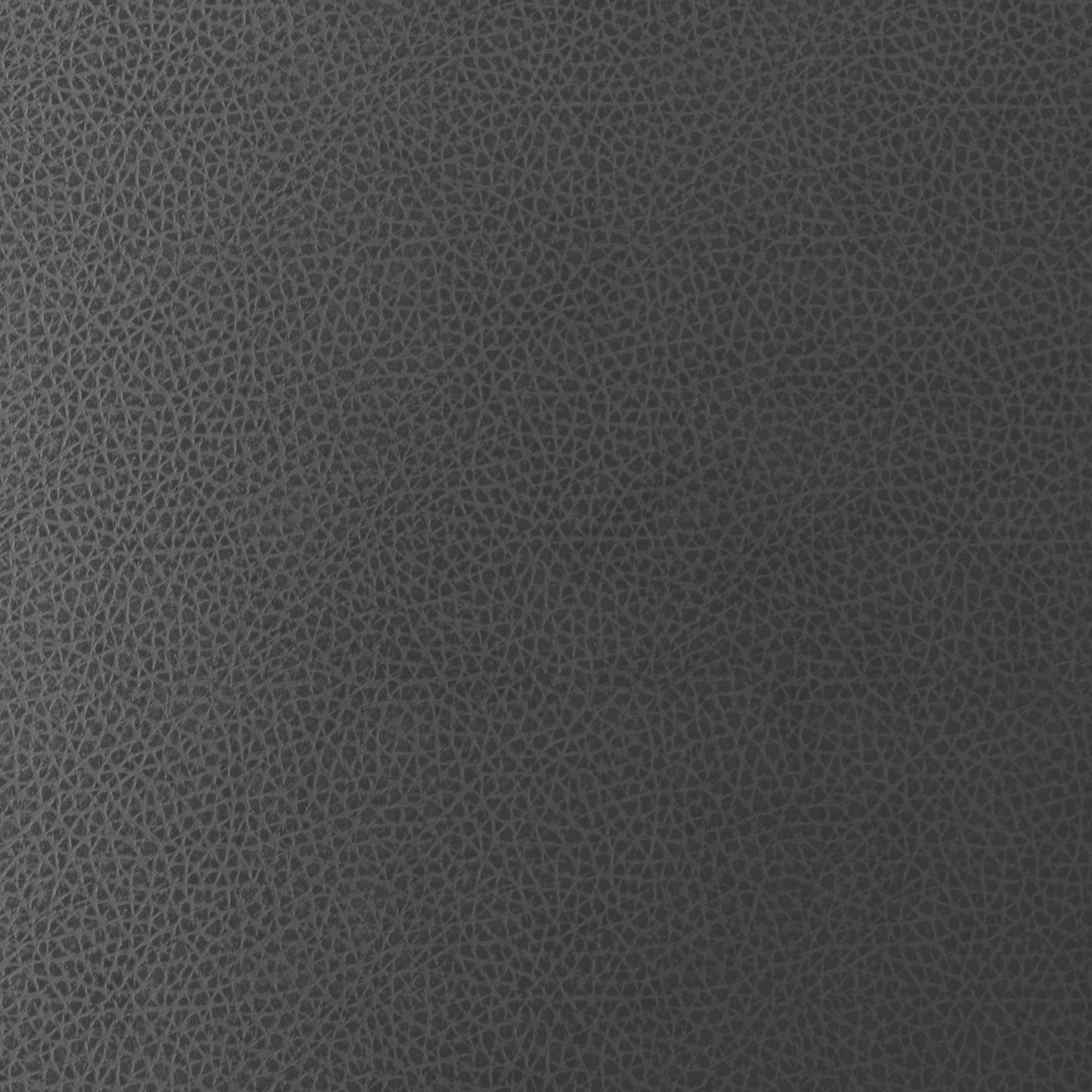 Dark grey textured vegan leather upholstery fabric
