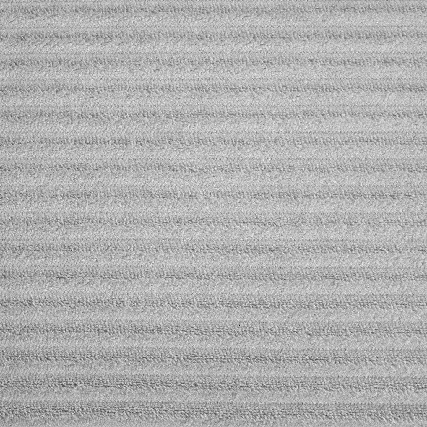 Grey ribbed terry cloth fabric closeup texture