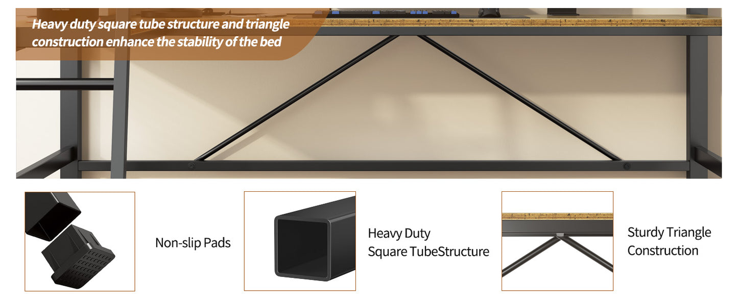 Black nonslip foot pads for bed frame stability
