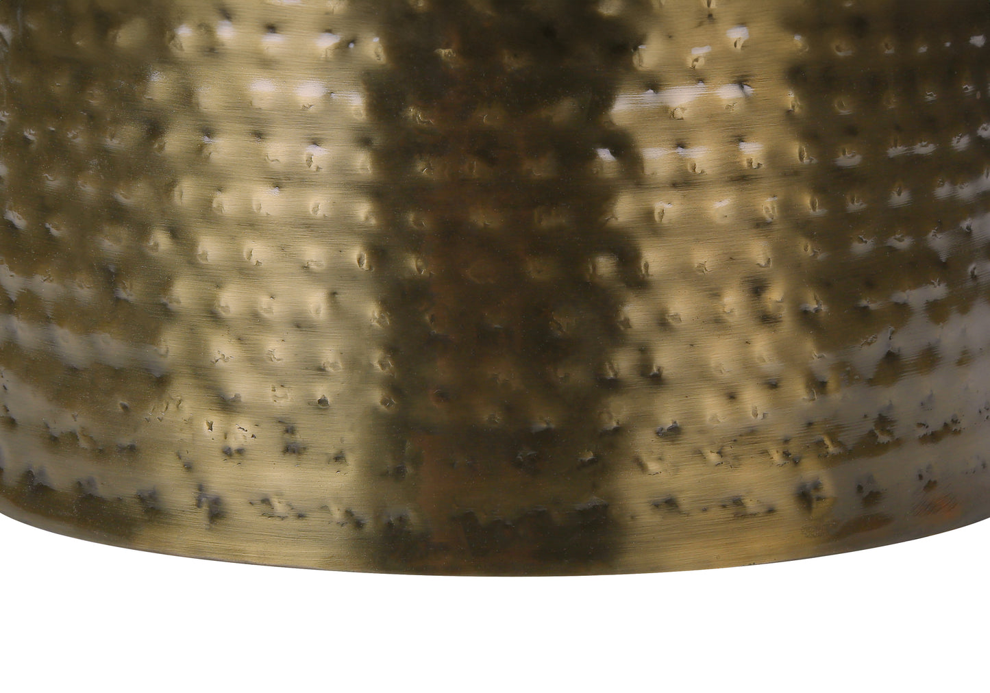 Hammered brass bowl with antique gold finish perfect for decorative accents