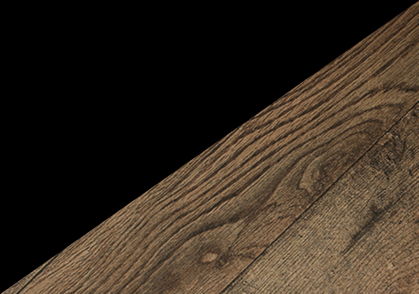 Rich dark brown laminate flooring with realistic wood grain texture
