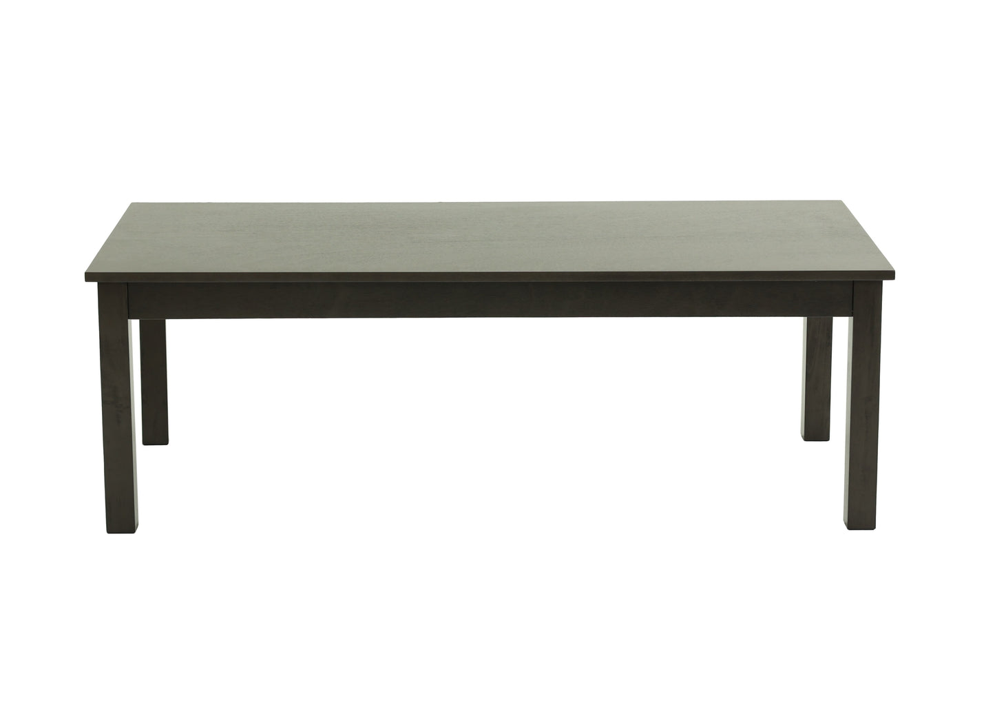 Dark gray rectangular dining table with simple legs perfect for modern kitchens