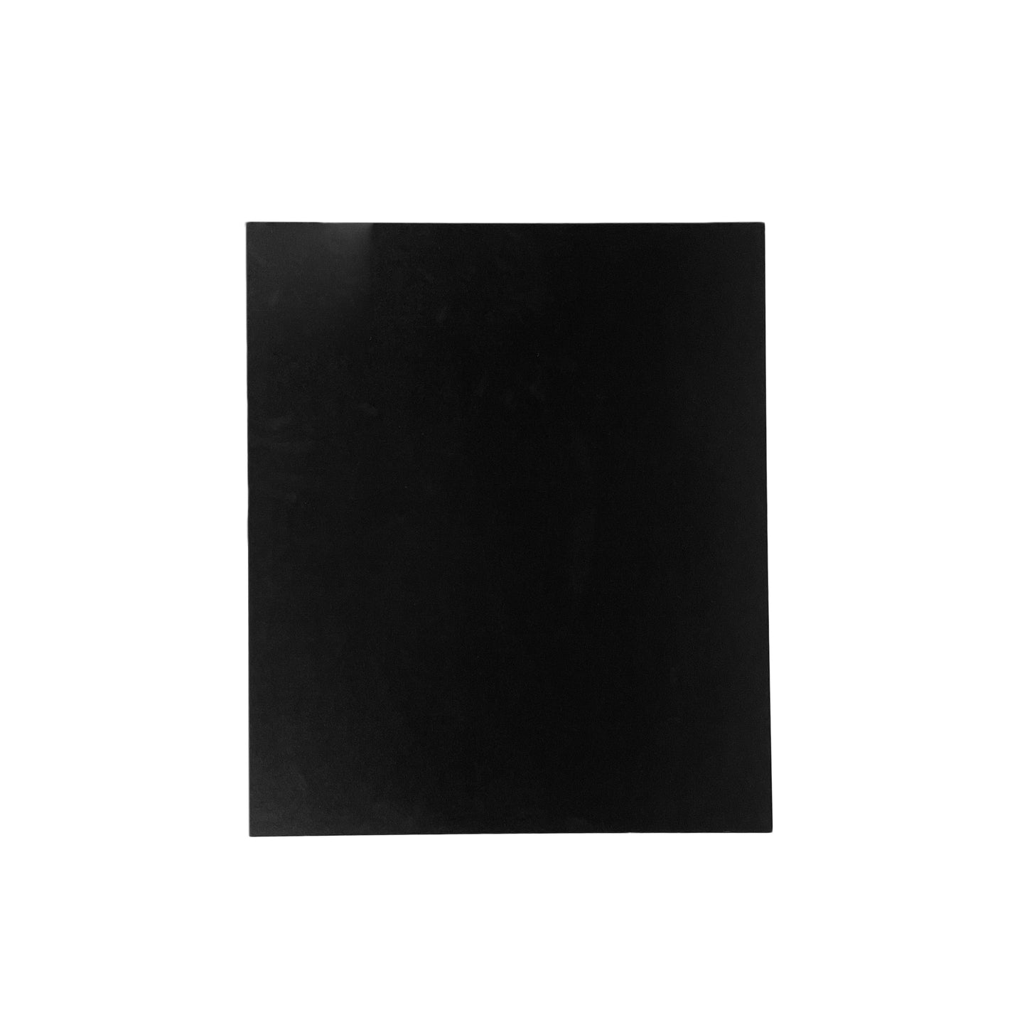 Plain black square adhesive vinyl sheet