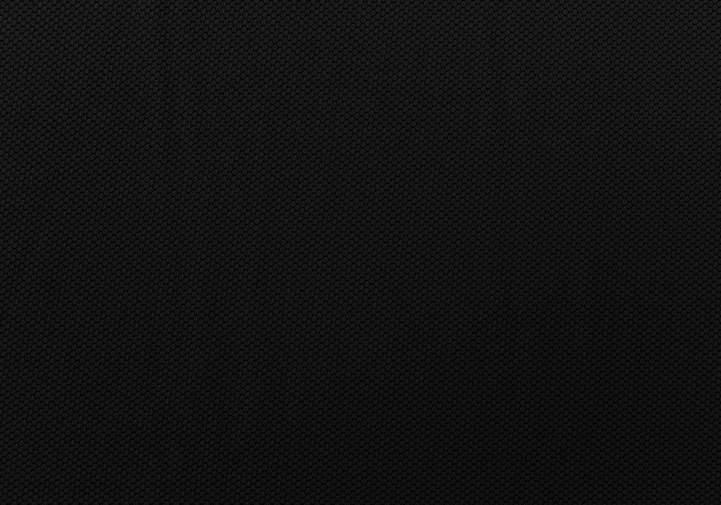 Black mesh fabric texture background with hexagonal pattern