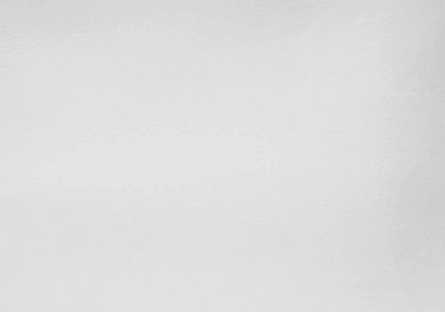 Textured white faux leather upholstery fabric sample ideal for furniture