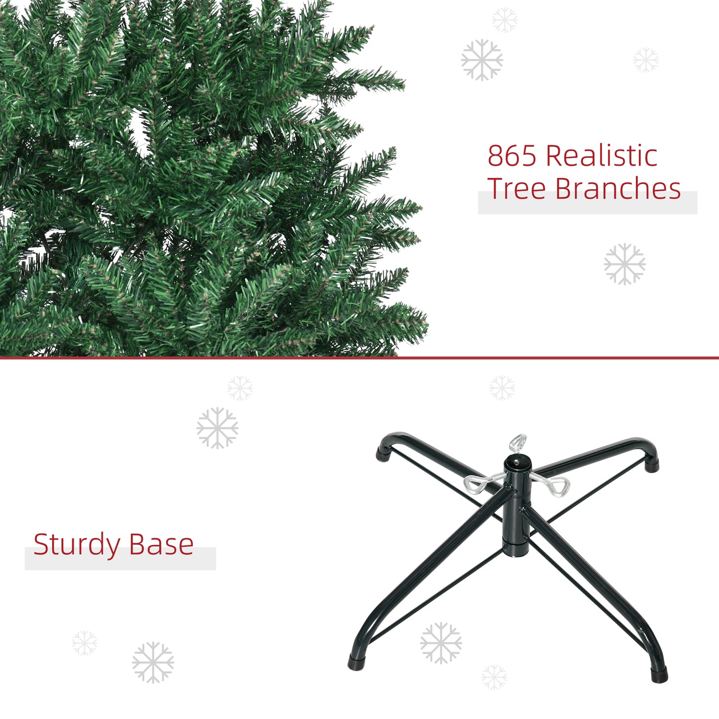 Closeup of realistic green Christmas tree branches with branches for a full look