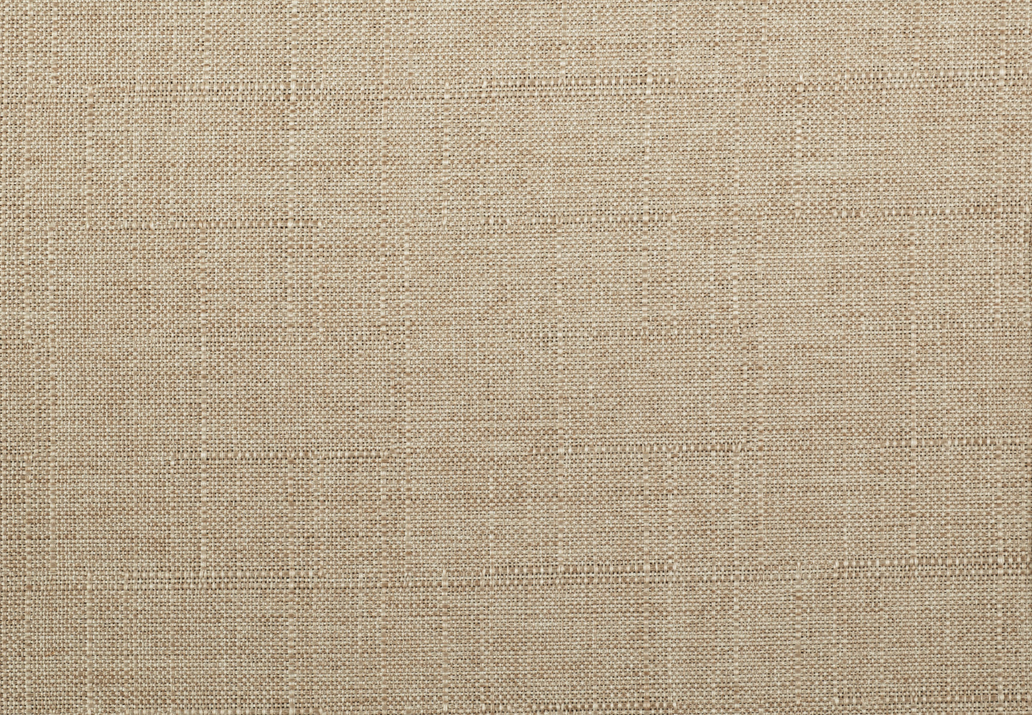 Closeup texture of natural beige linen fabric with visible weave pattern perfect for upholstery