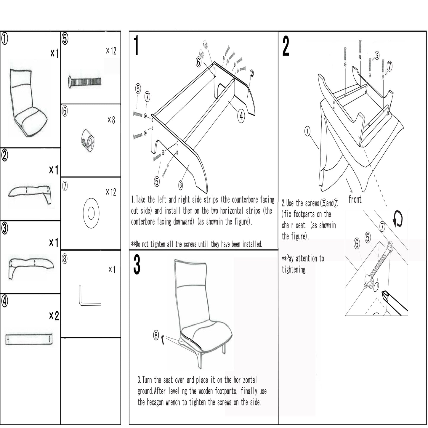 A detached sketch of a grey folding chair cushion with segmented padding