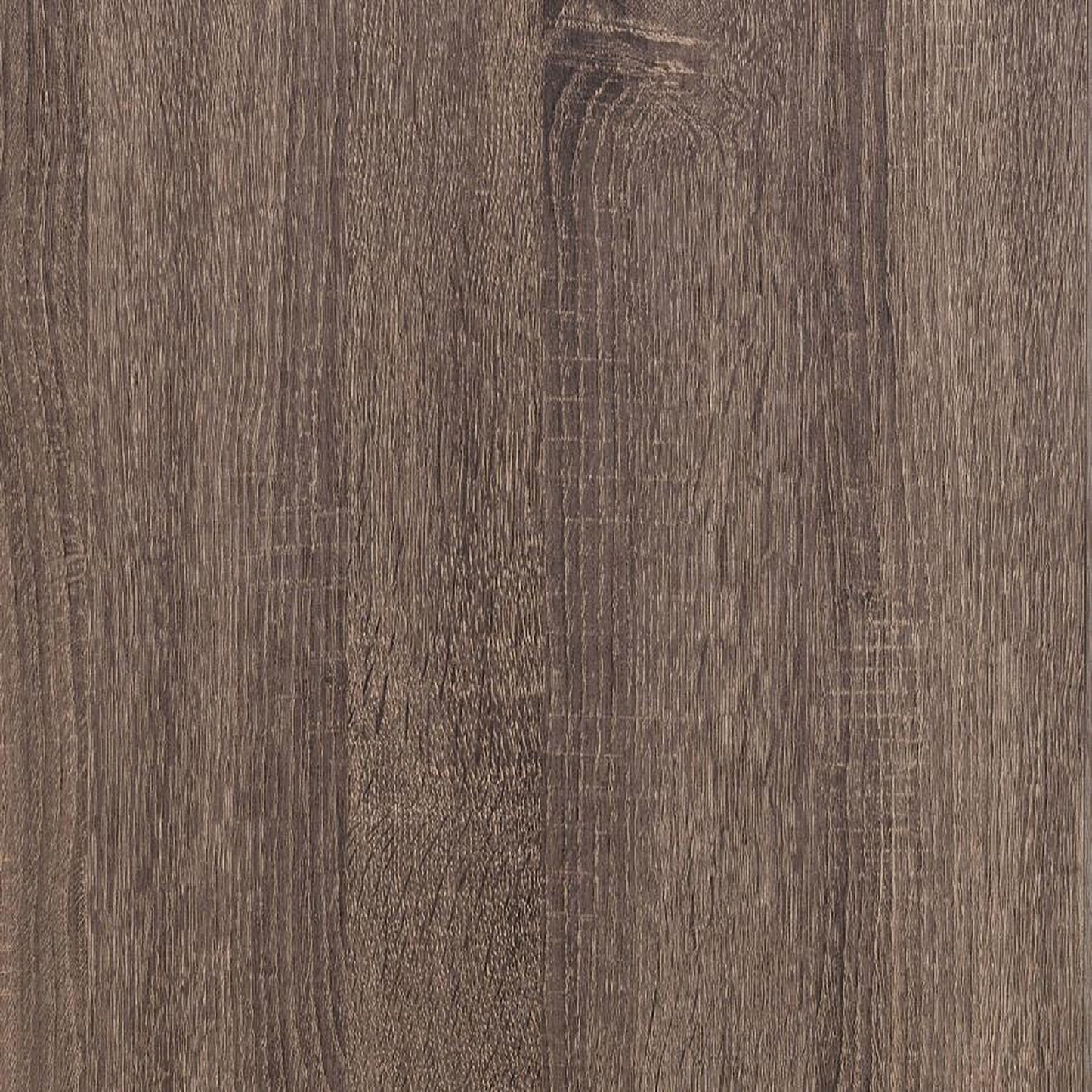 Dark oak veneer with prominent grain texture for furniture panels