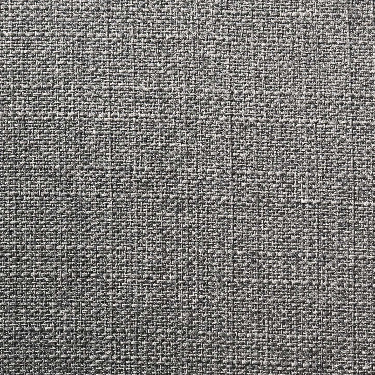 Closeup of grey woven fabric with a textured surface ideal for upholstery
