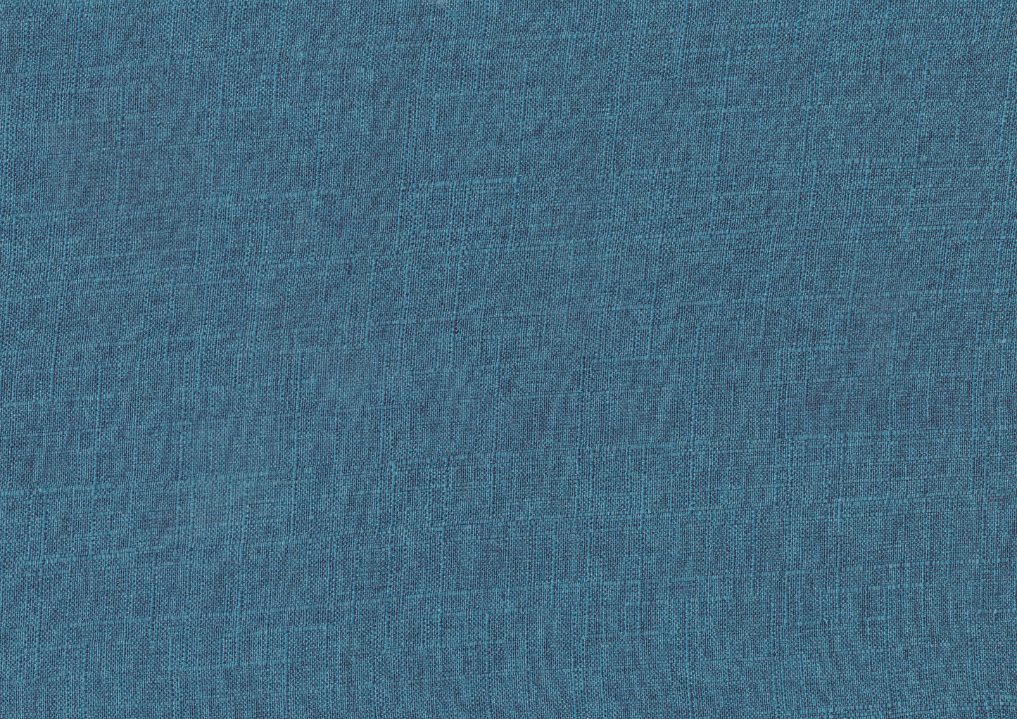 Teal textured linen fabric for upholstery