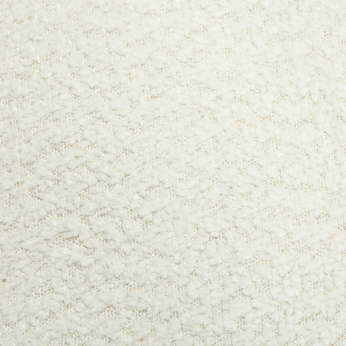 Textured cream boucle fabric with a subtle diamond weave pattern ideal for upholstery