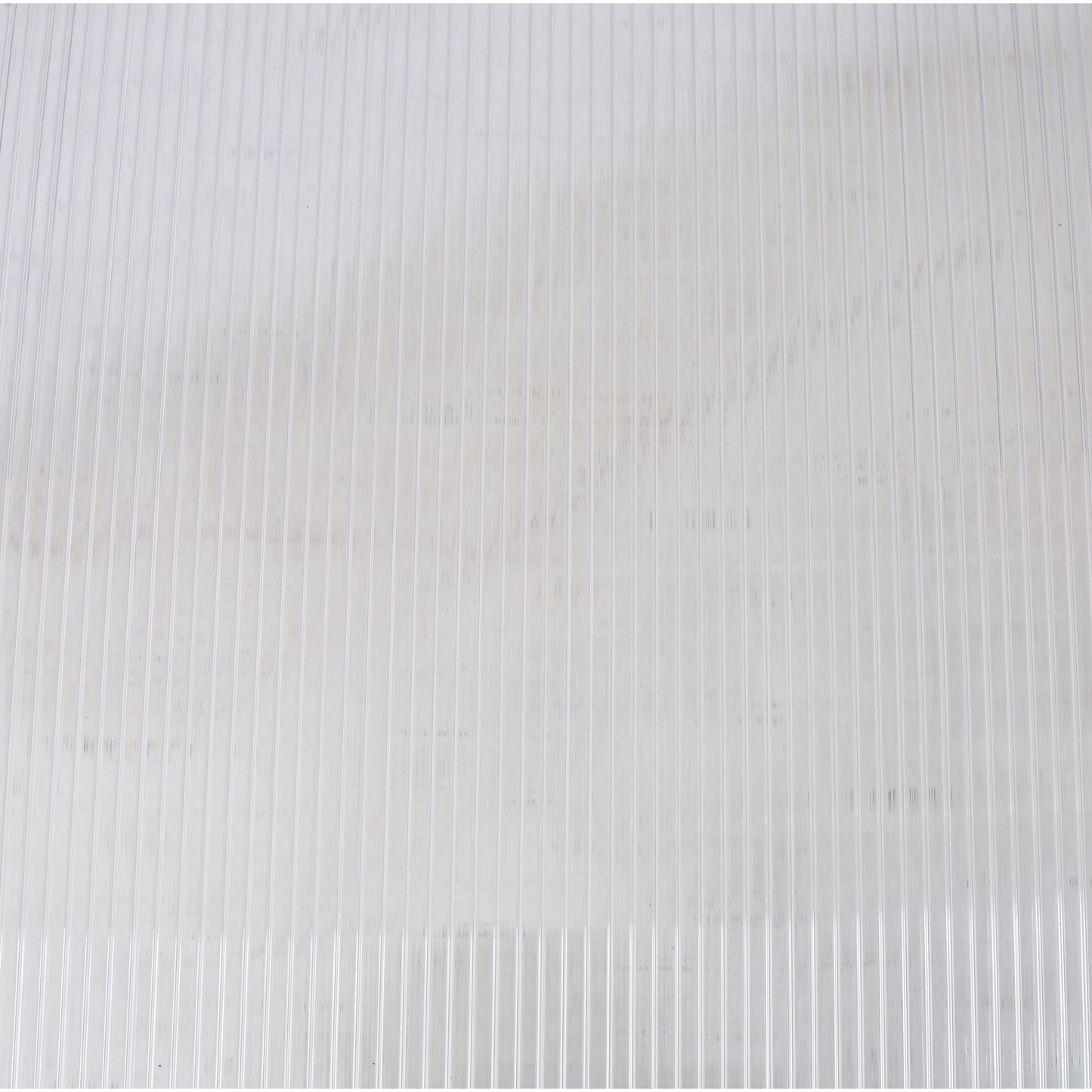 Frosted polycarbonate sheet with vertical fluting mm x mm size