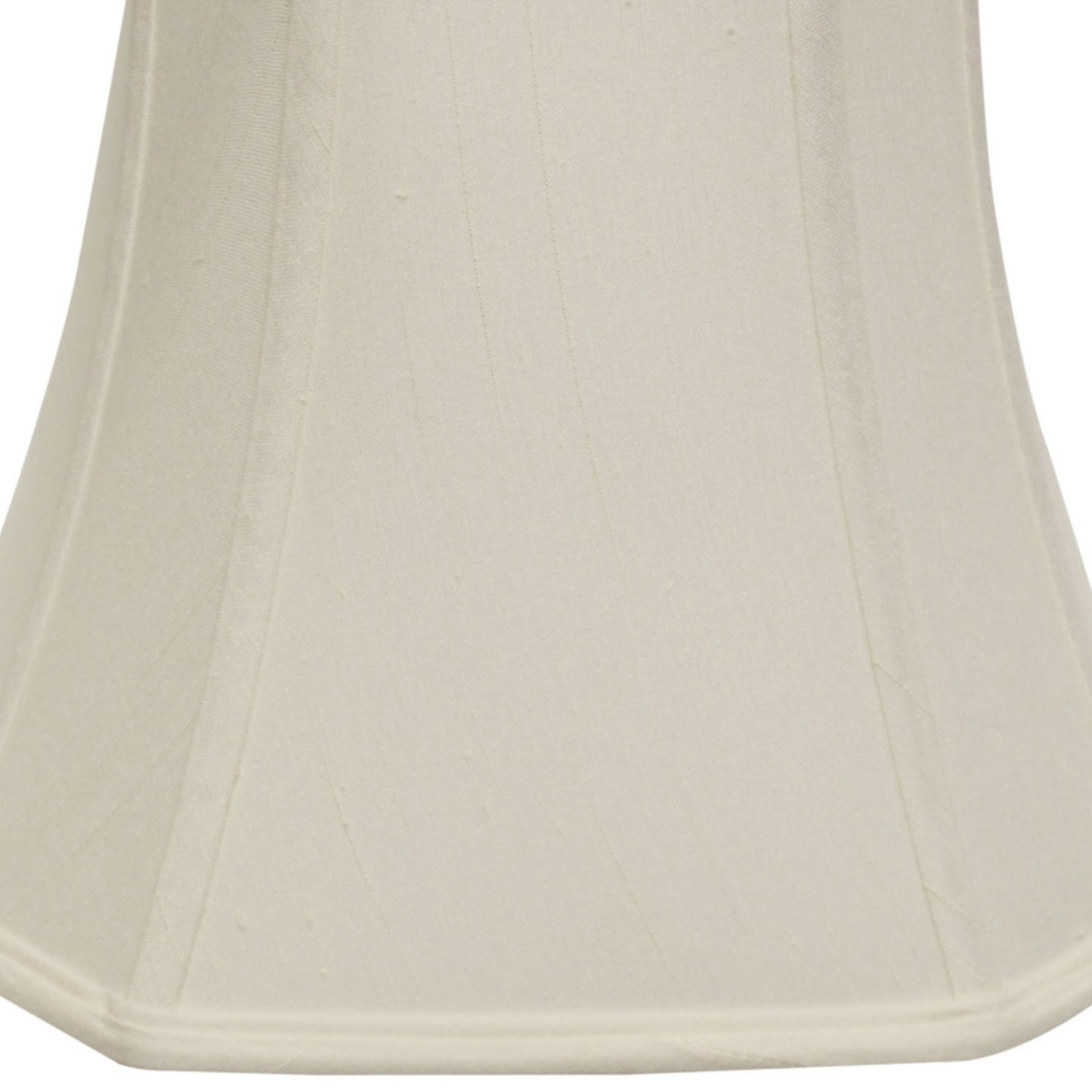 Cream pleated bell lampshade fabric home decor accent