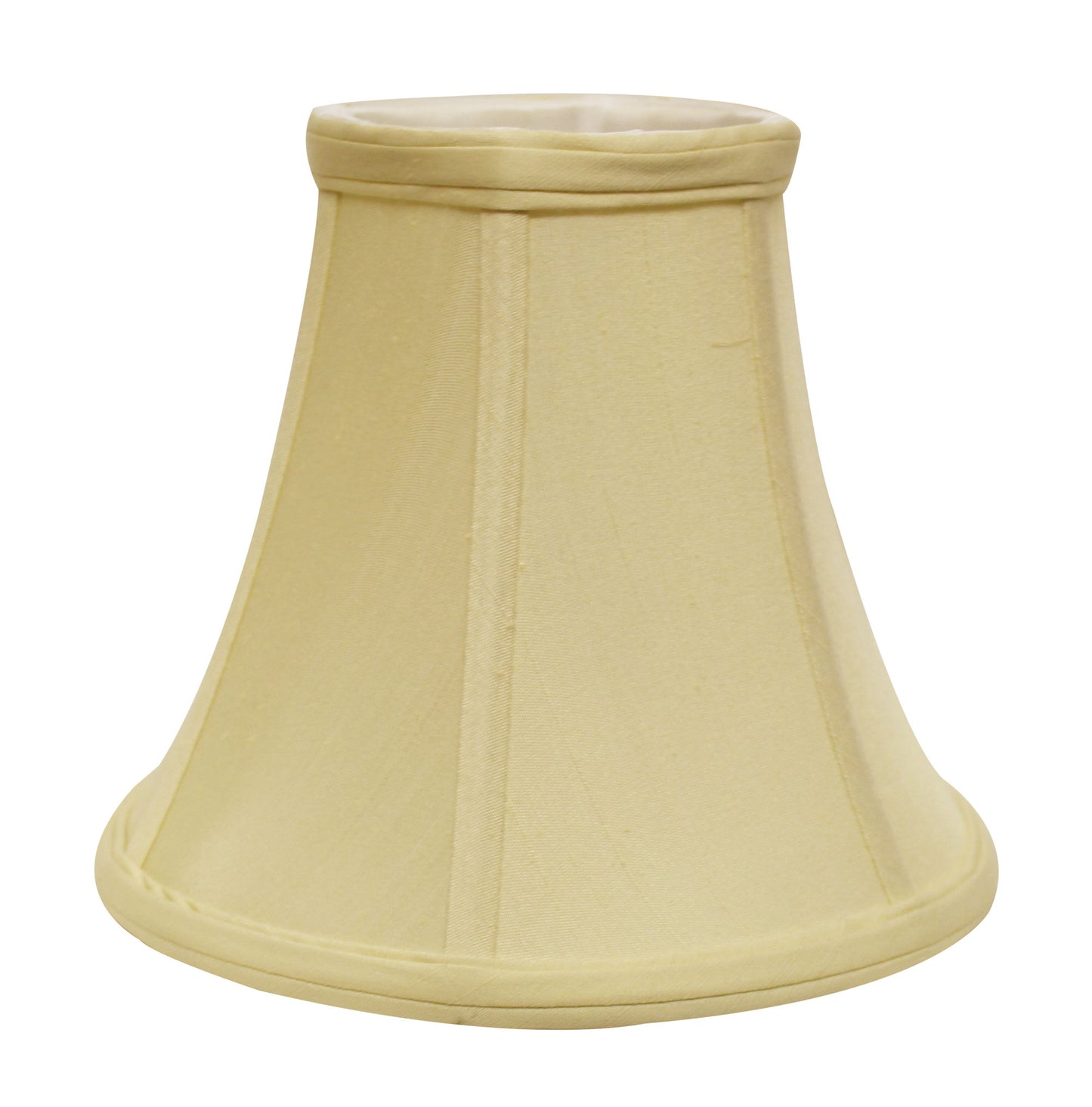 Classic bellshaped lampshade in soft ivory linen perfect for accent lamps