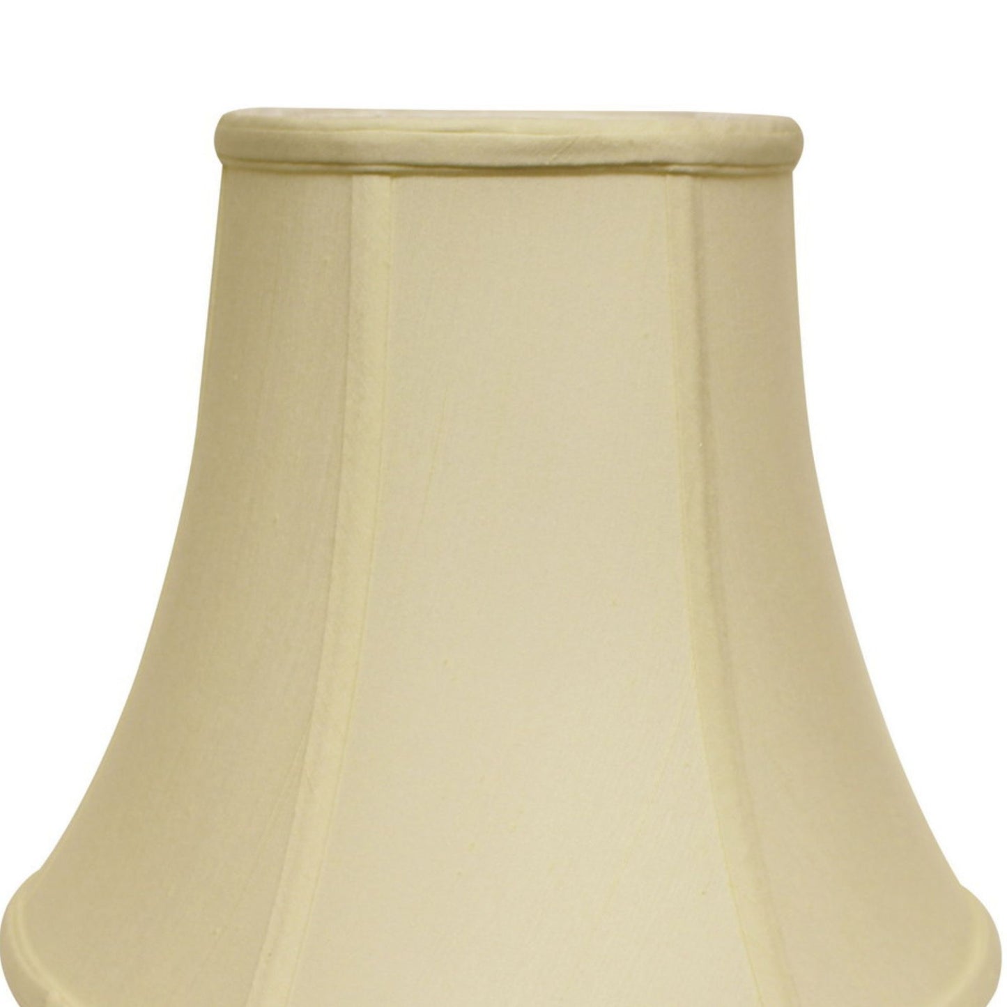 Elegant cream bell lampshade with pleated texture for classic decor