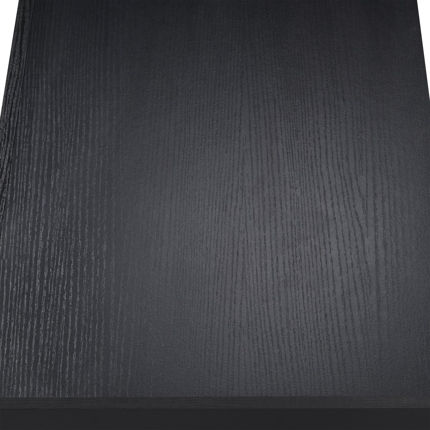 Closeup texture of dark wood grain laminate perfect for furniture surfaces