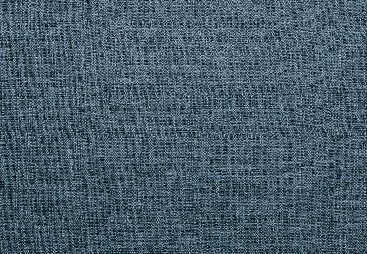 Closeup of textured navy blue woven fabric ideal for upholstery and home decor