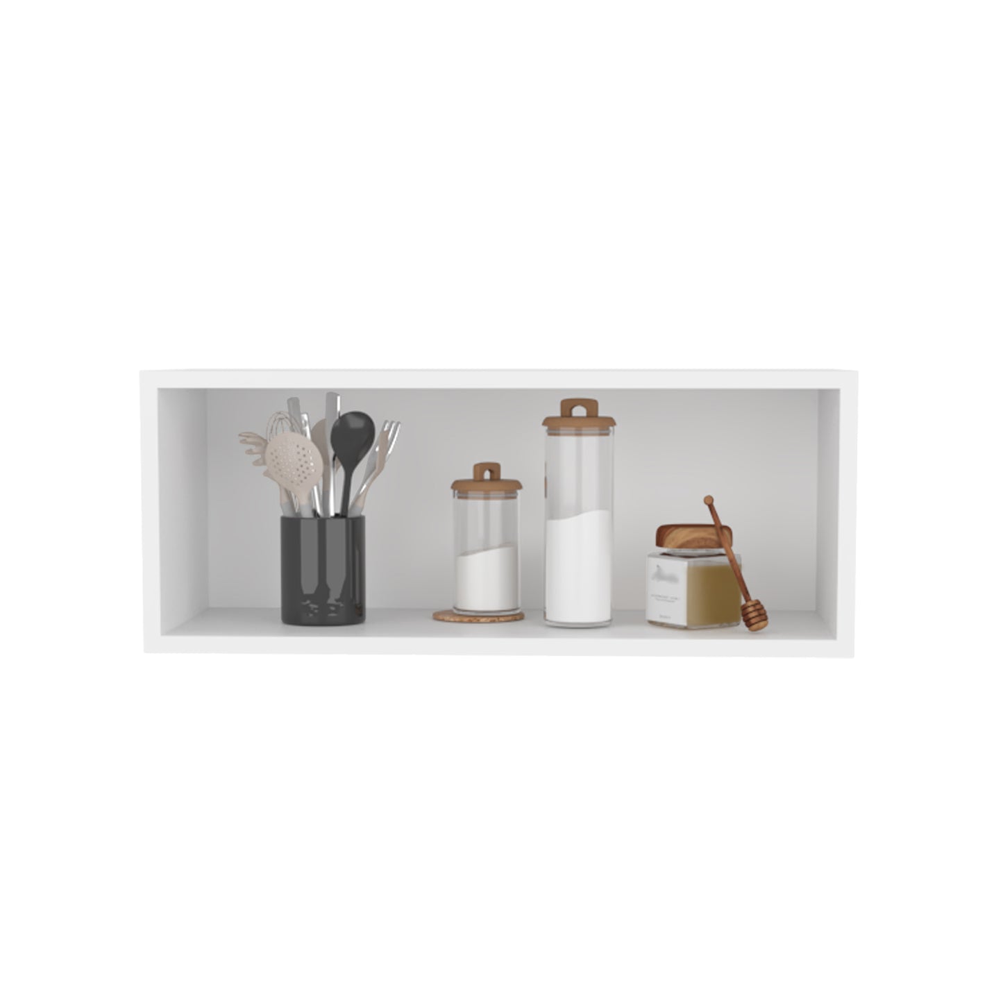 Dark grey utensil holder with various kitchen tools including spoons and whisks