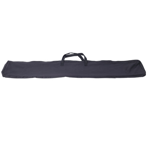 Durable black carrying bag with handles for transporting portable displays