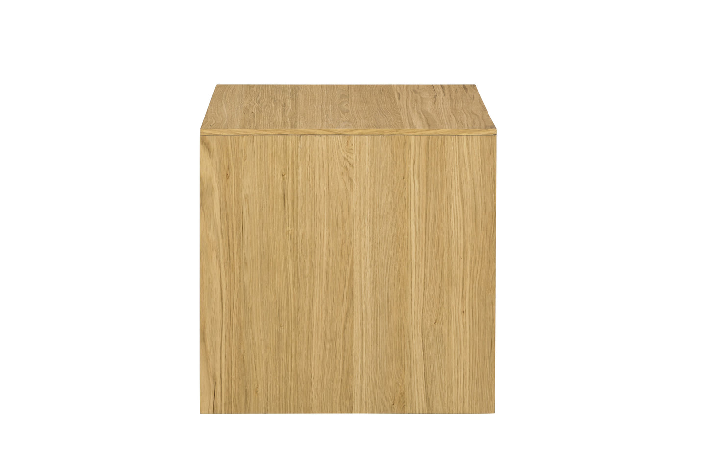 Modern light oak wood side table with clean lines