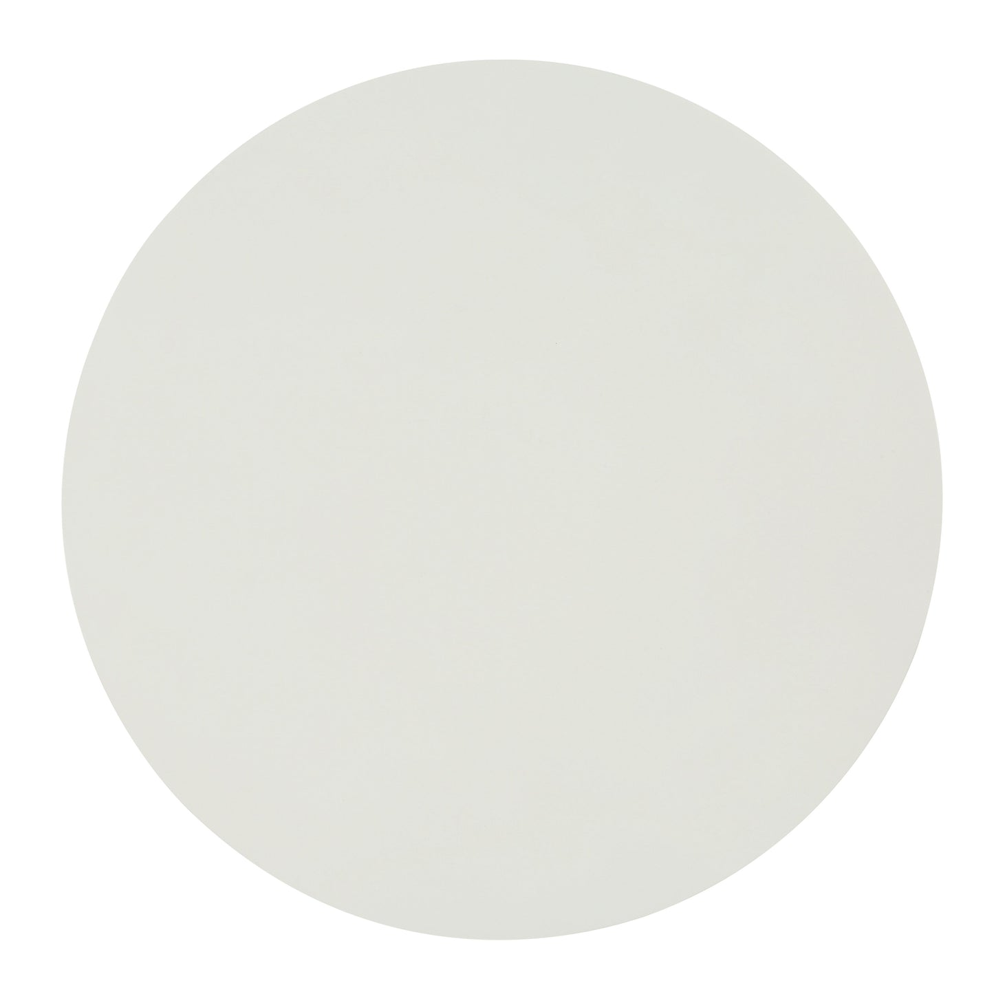 Minimalist round offwhite ceramic coaster for drinks