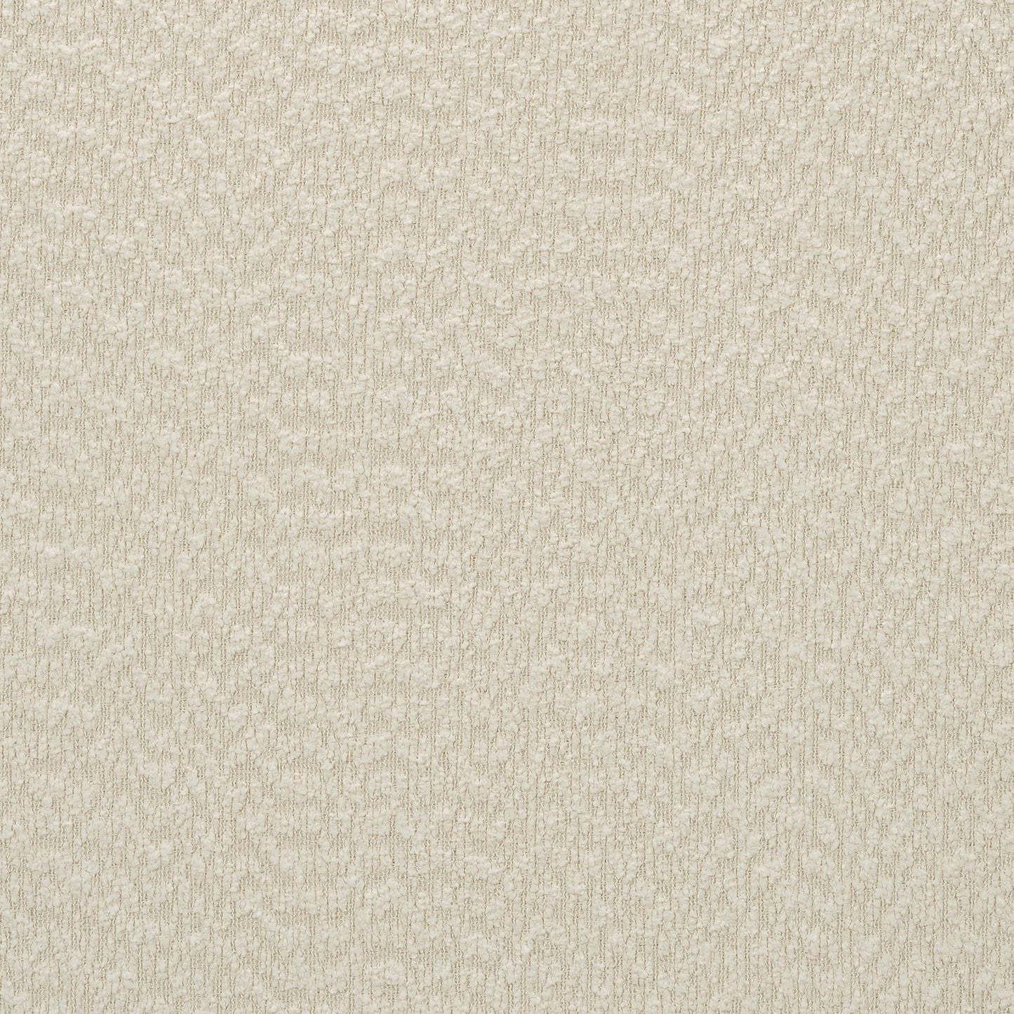 Cream textured upholstery fabric with raised boucle yarn