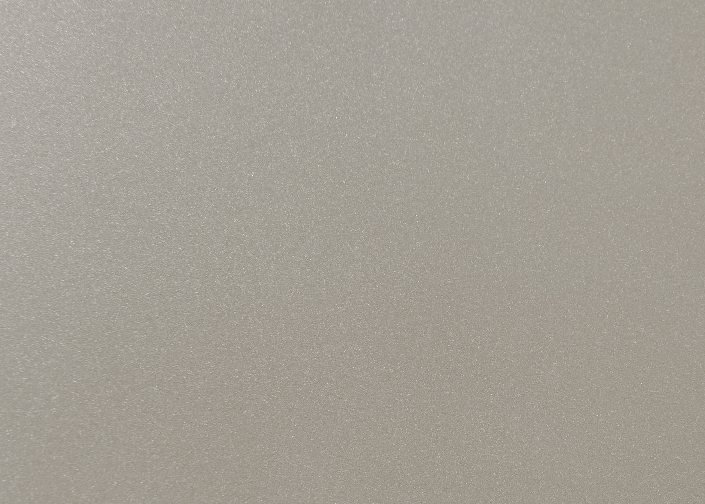 Matte silver finish metal sheet with fine texture