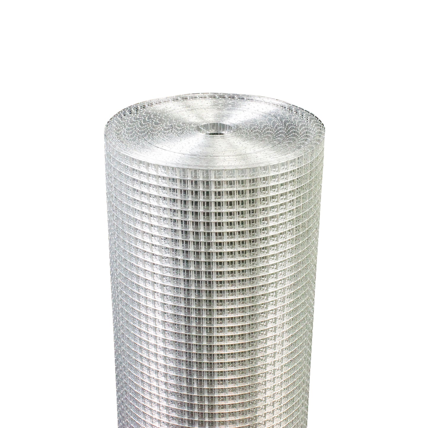 Rolled galvanized wire mesh with square grid for fencing applications