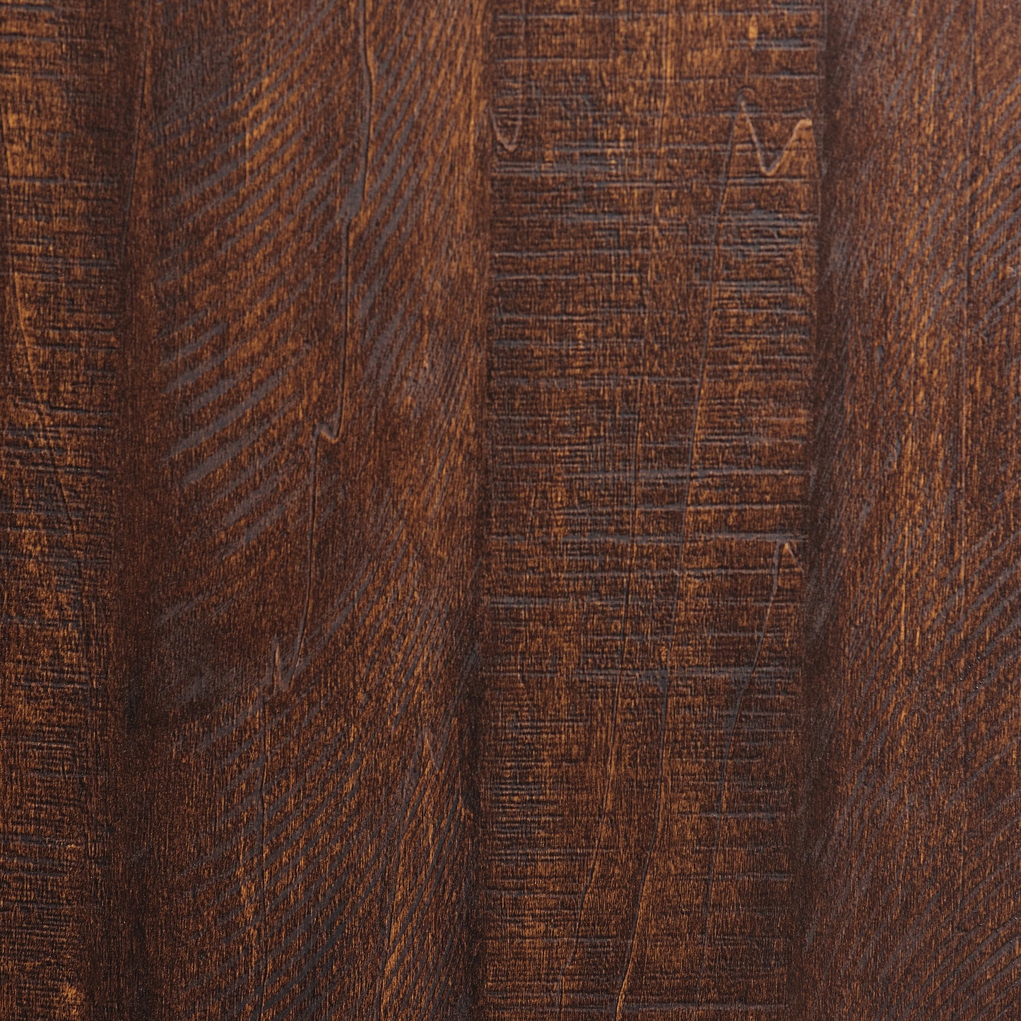 Rich dark oak wood veneer with visible grain texture and subtle sheen ideal for furniture