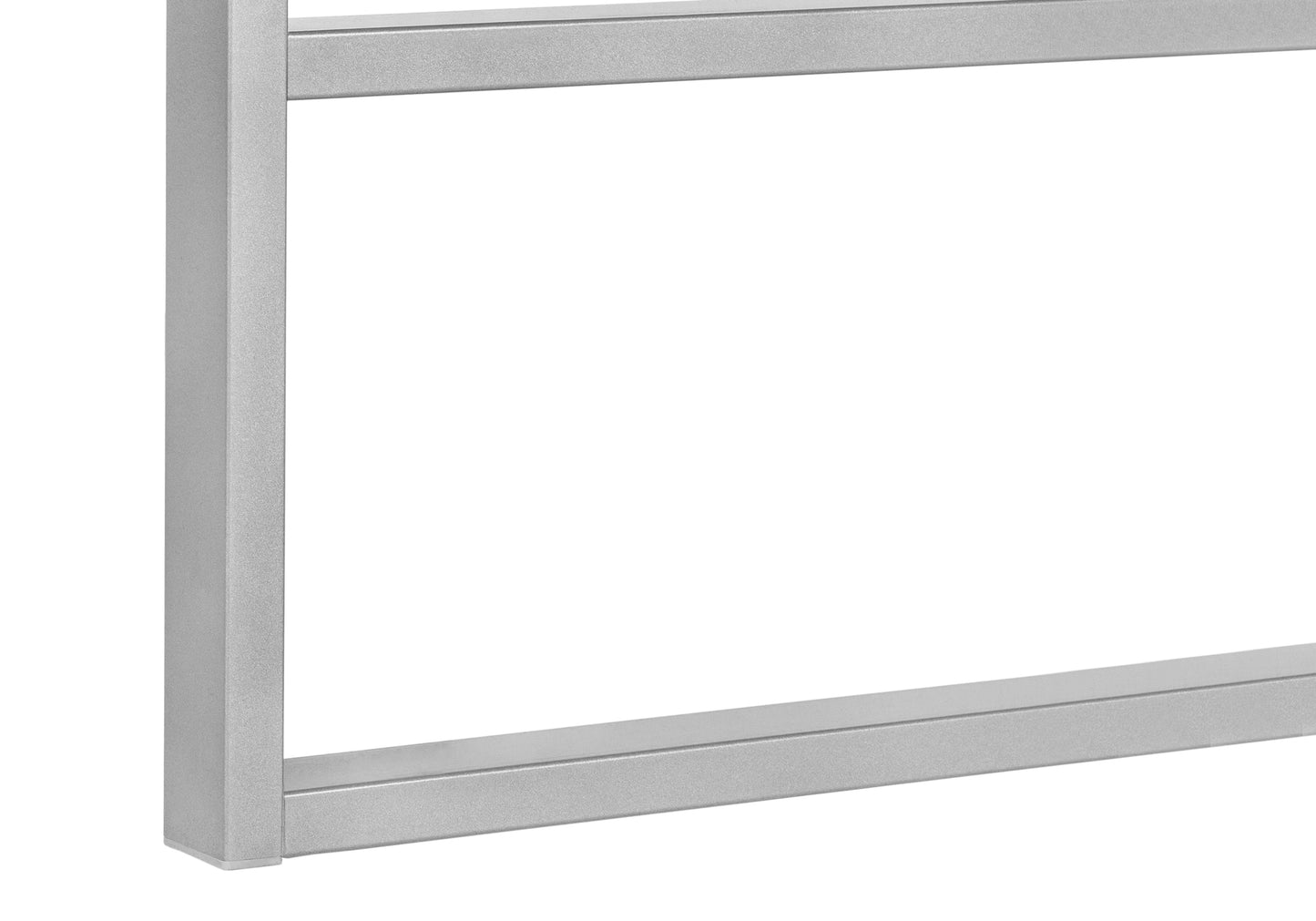 Modern silver aluminum frame minimalist design for a gallery wall