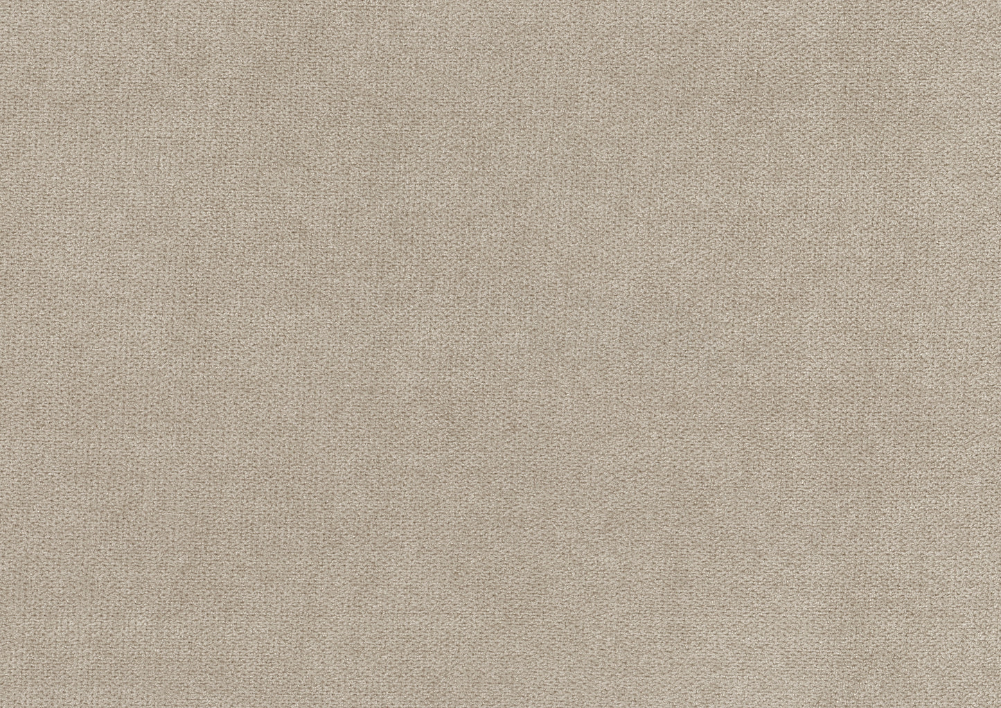 Closeup view of a textured beige carpet fabric with a subtle loop pile construction
