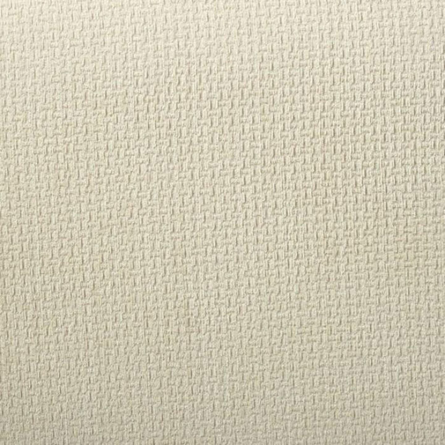 Closeup of textured cream wallpaper with a subtle geometric pattern ideal for accent walls