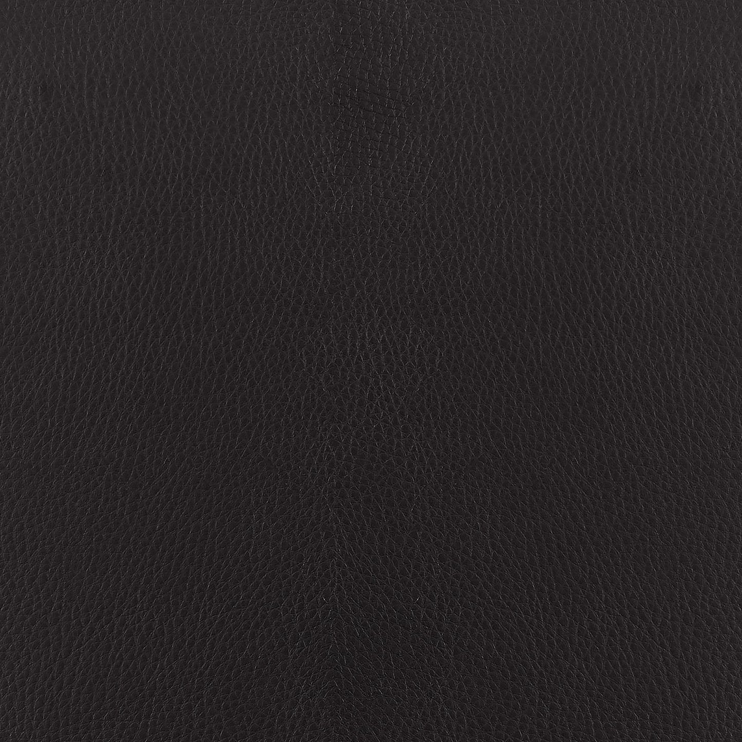 Textured black leather sample for upholstery or accessories