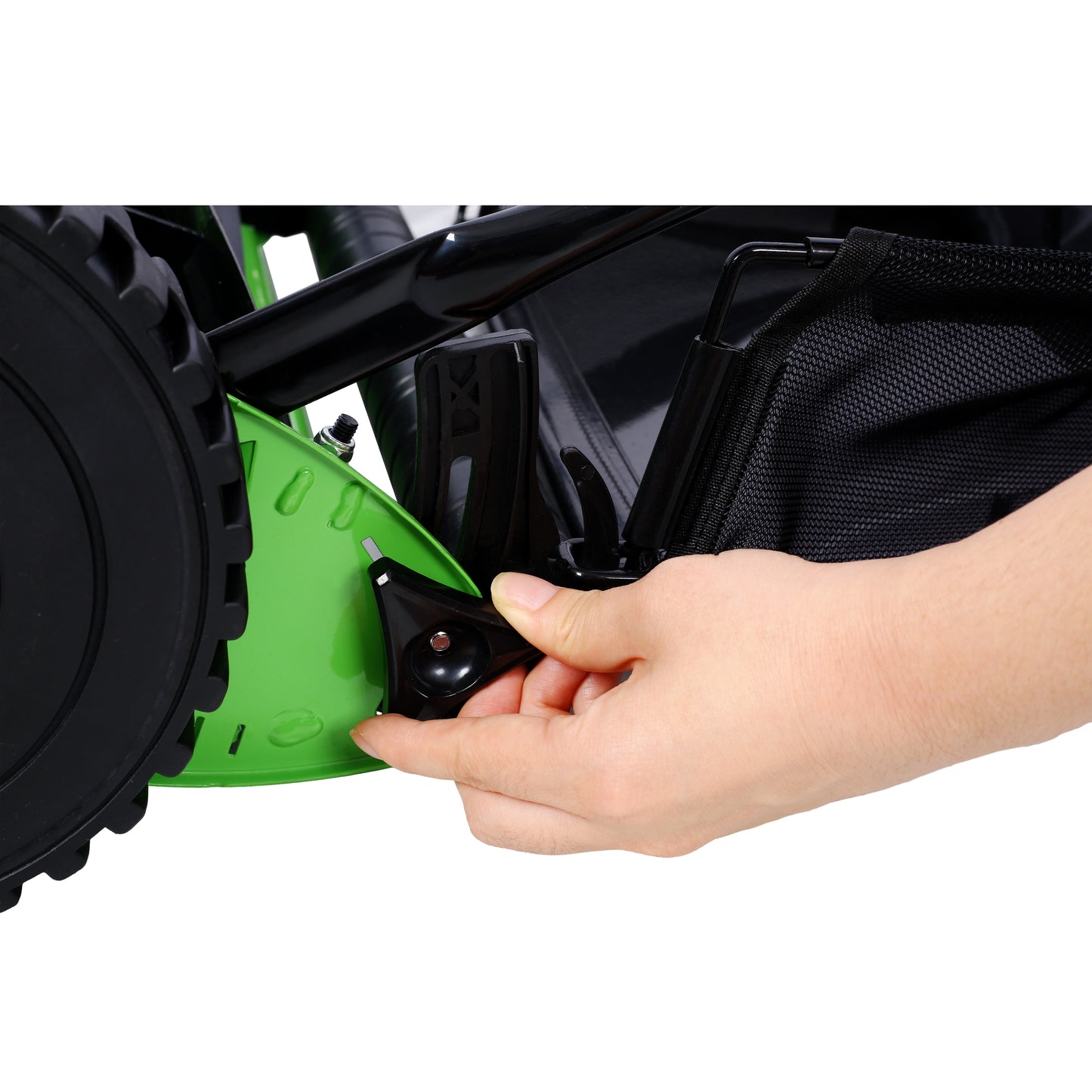 Maintain Your Lawn with Precision 14-Inch Reel Mower - Green