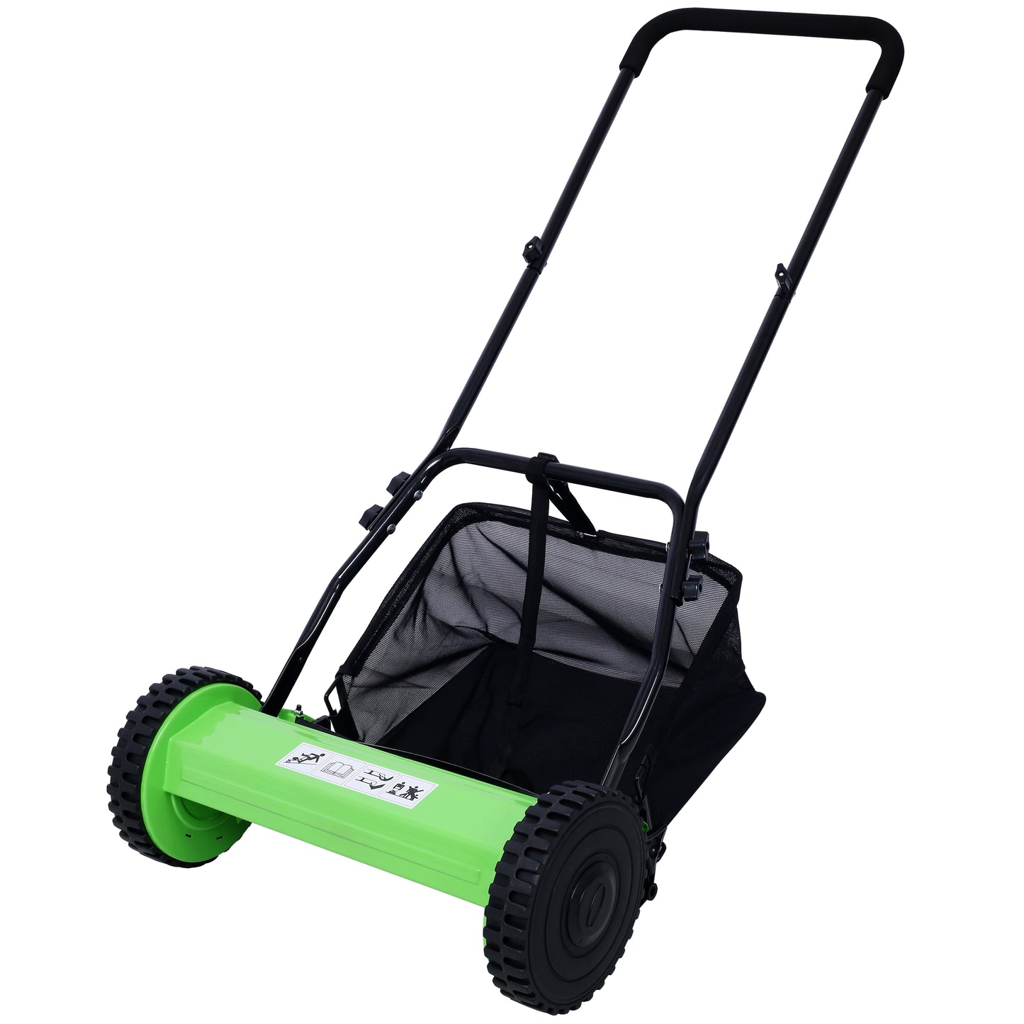 Maintain Your Lawn with Precision 14-Inch Reel Mower - Green
