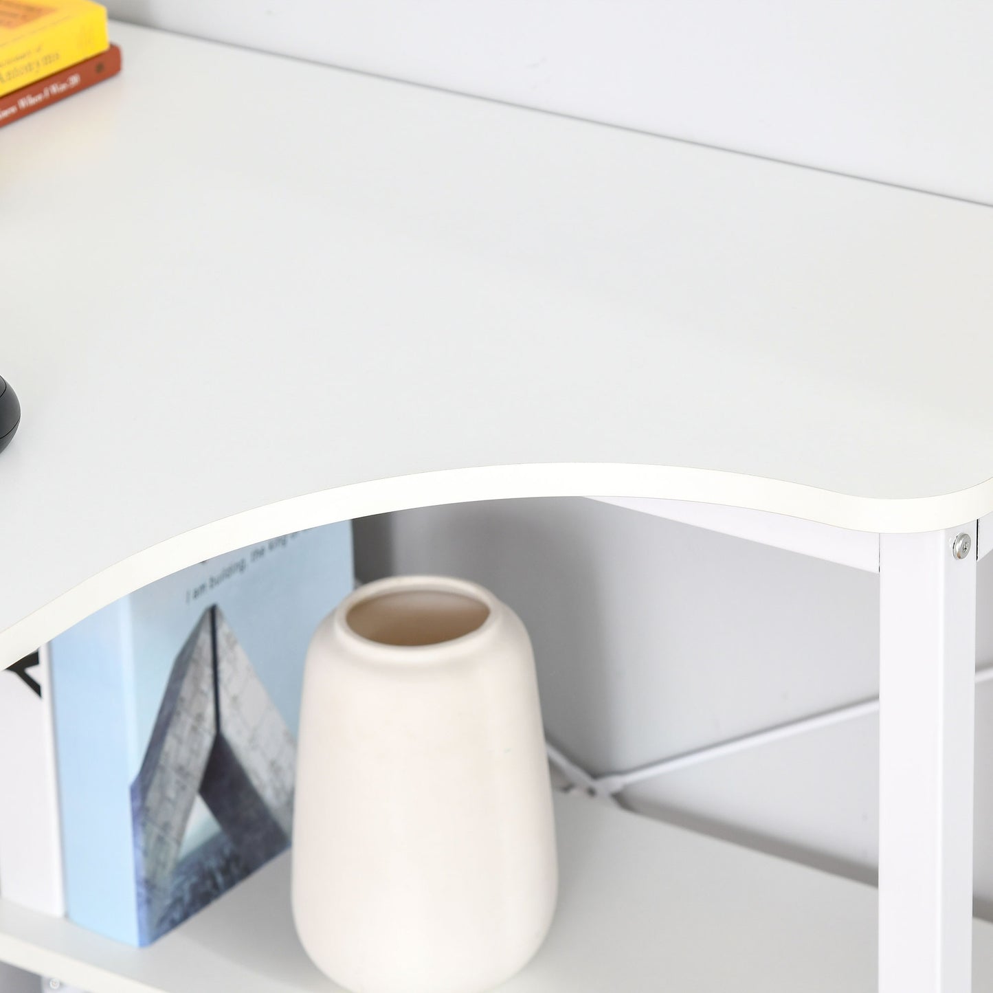 Elegant matte white ceramic vase with smooth rounded silhouette ideal for modern home decor