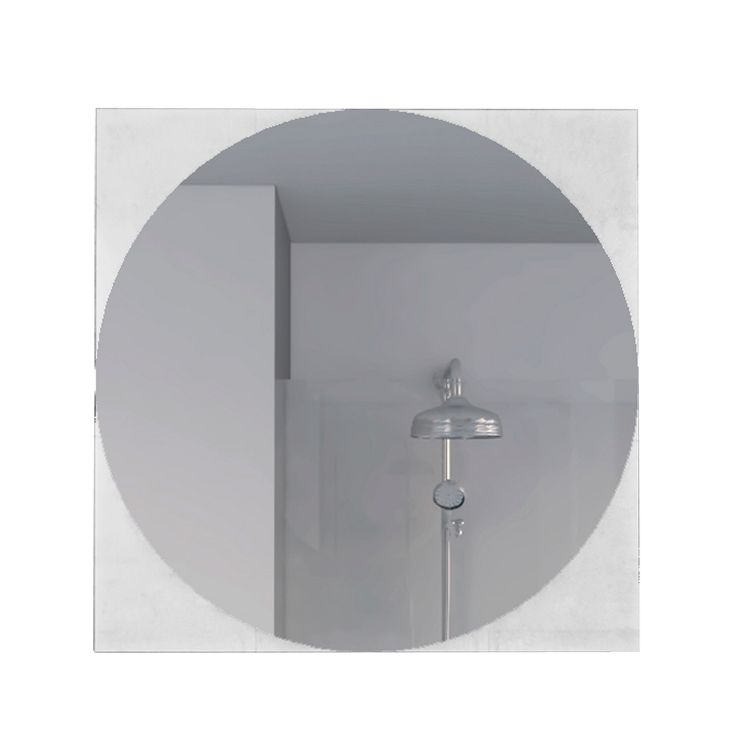 Modern circular showerhead with sleek chrome finish for luxurious bathrooms